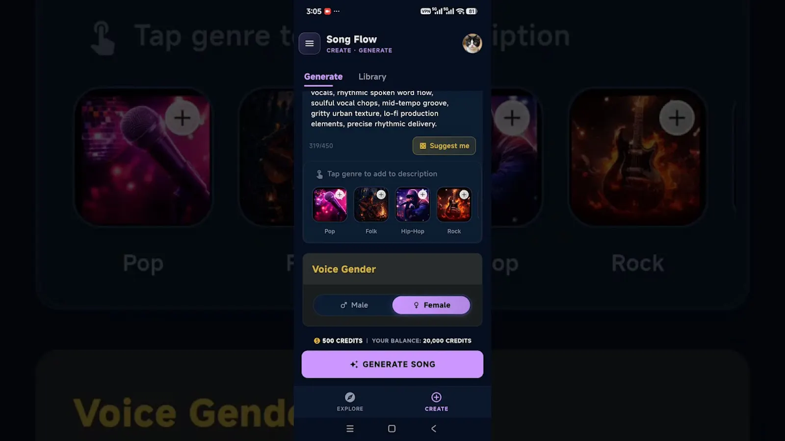 Song Flow screenshot 1 (video preview)