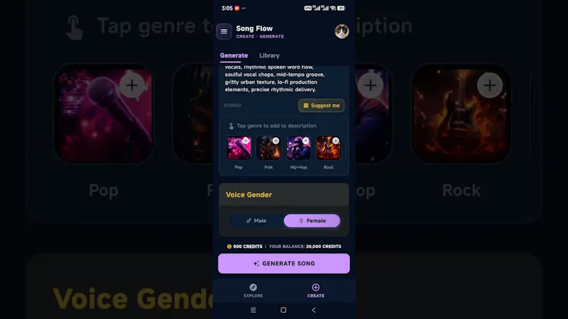 Song Flow screenshot 1 (video preview)