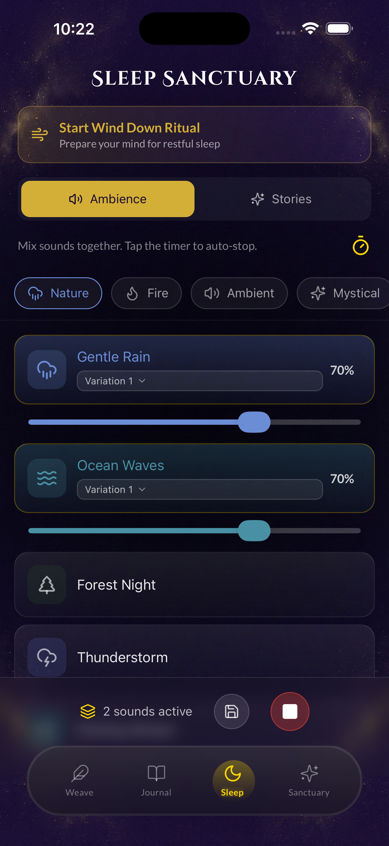 Dream Weaver - Screenshot 2 showing product features and functionality