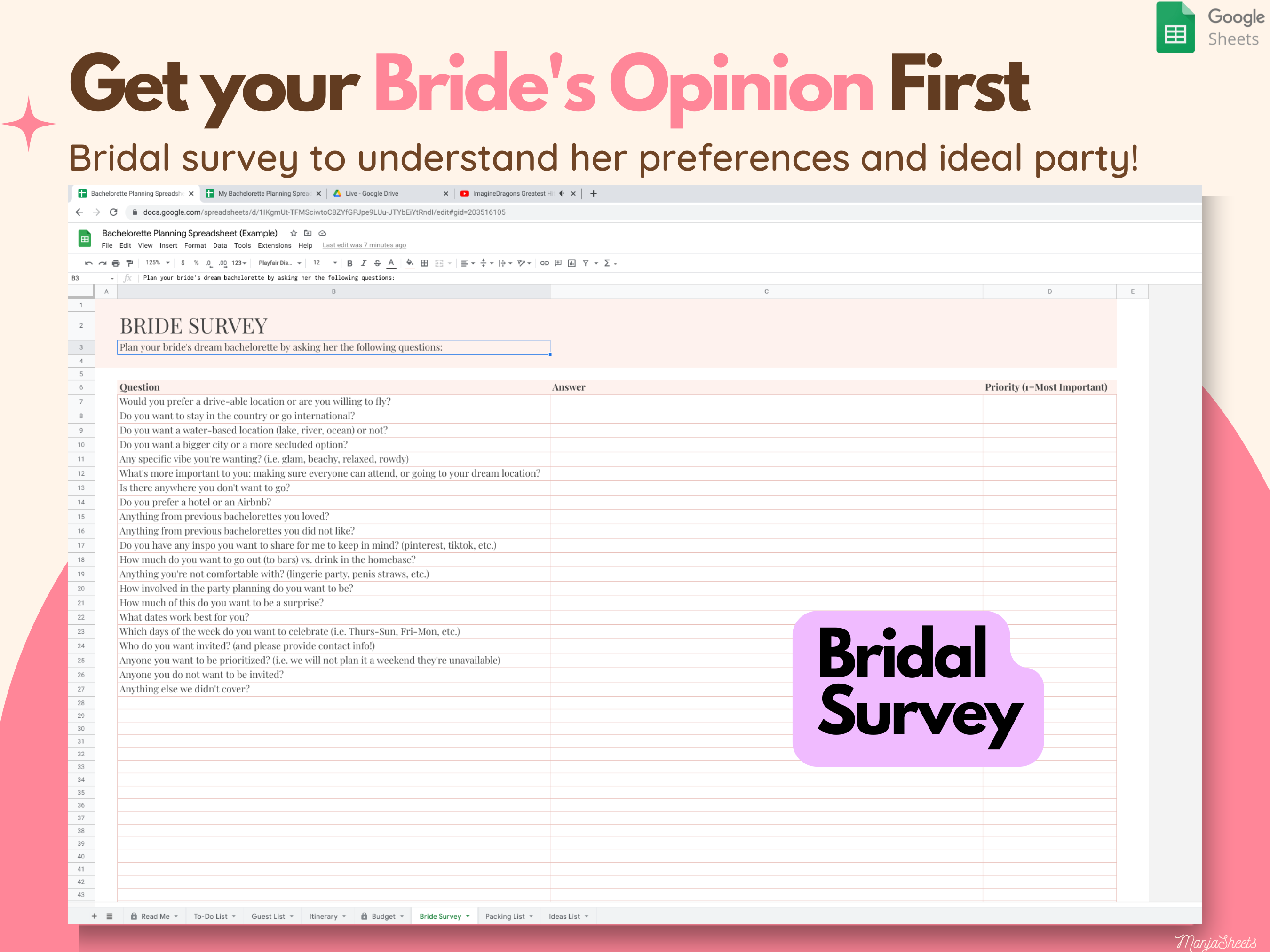 Bachelorette Party Itinerary Template media 3