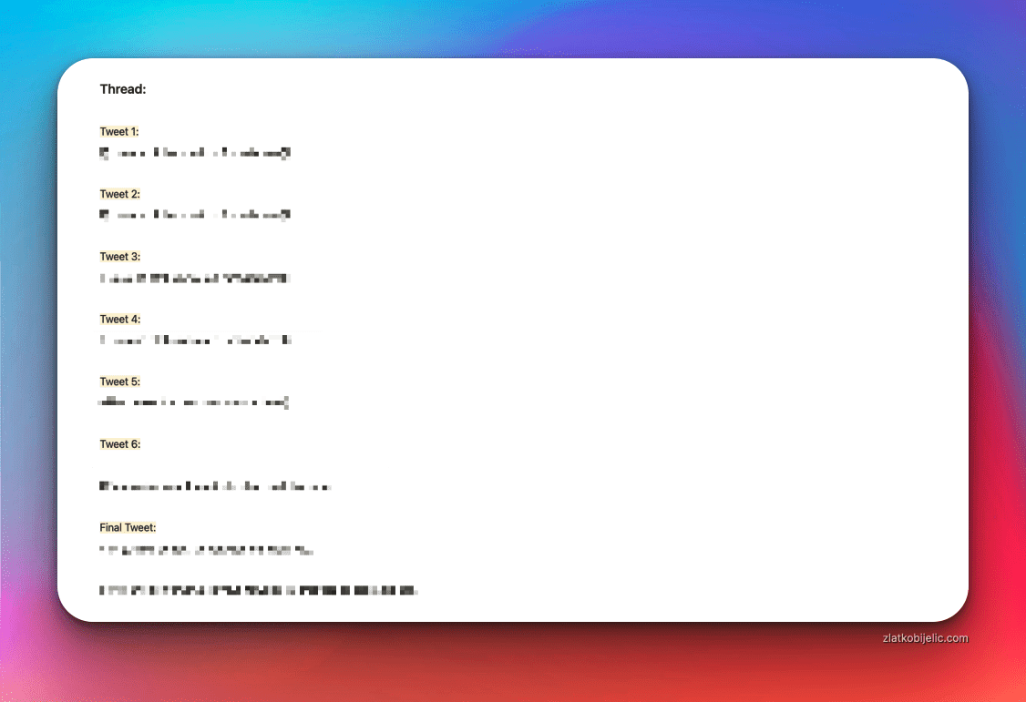 Twitter Thread Template (Notion) gallery image