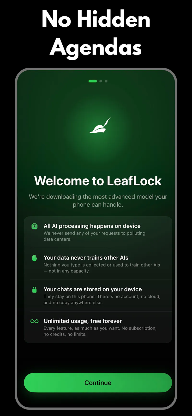 LeafLock screenshot 2
