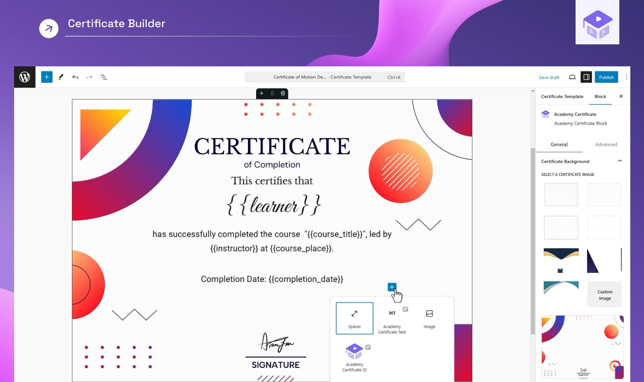 아카데미 LMS 3.0 - Academy LMS- eLearning을위한 올인원 WordPress LMS 플러그인 미디어 7