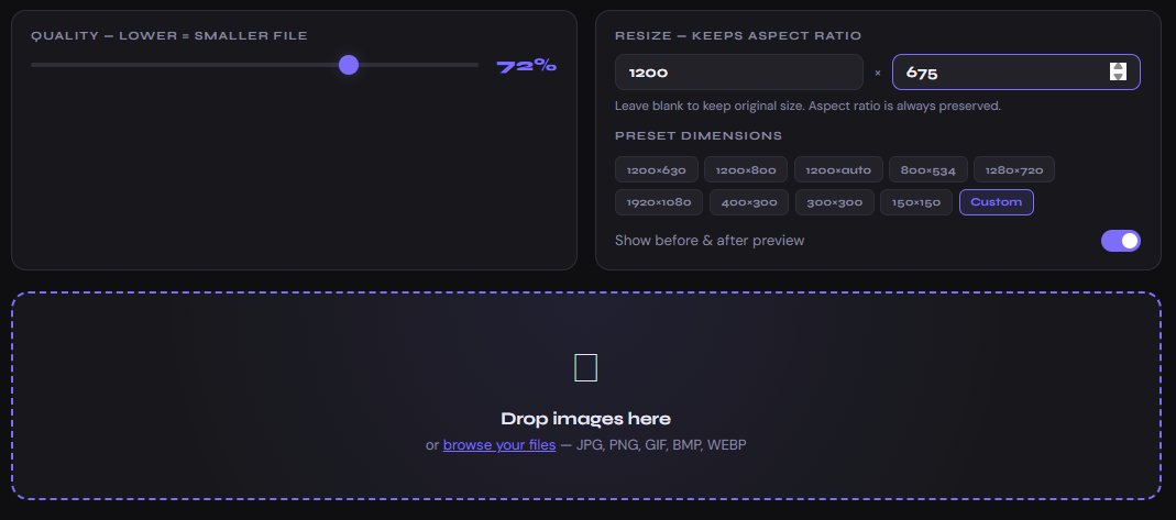 Free Image to Webp converter gallery image