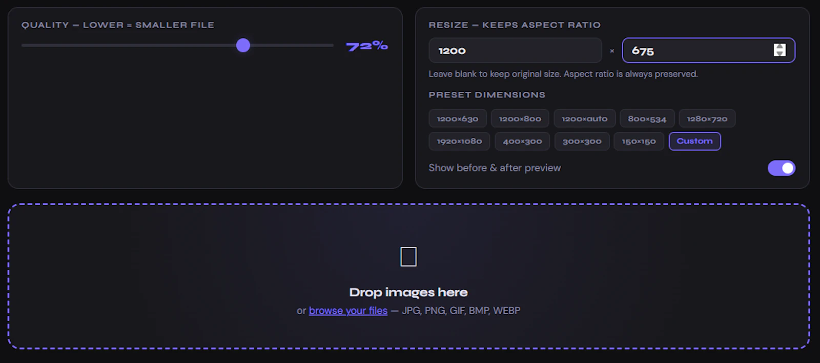 Free Image to Webp converter screenshot 2