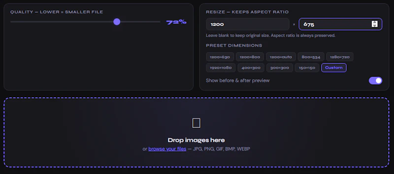 Free Image to Webp converter screenshot 2