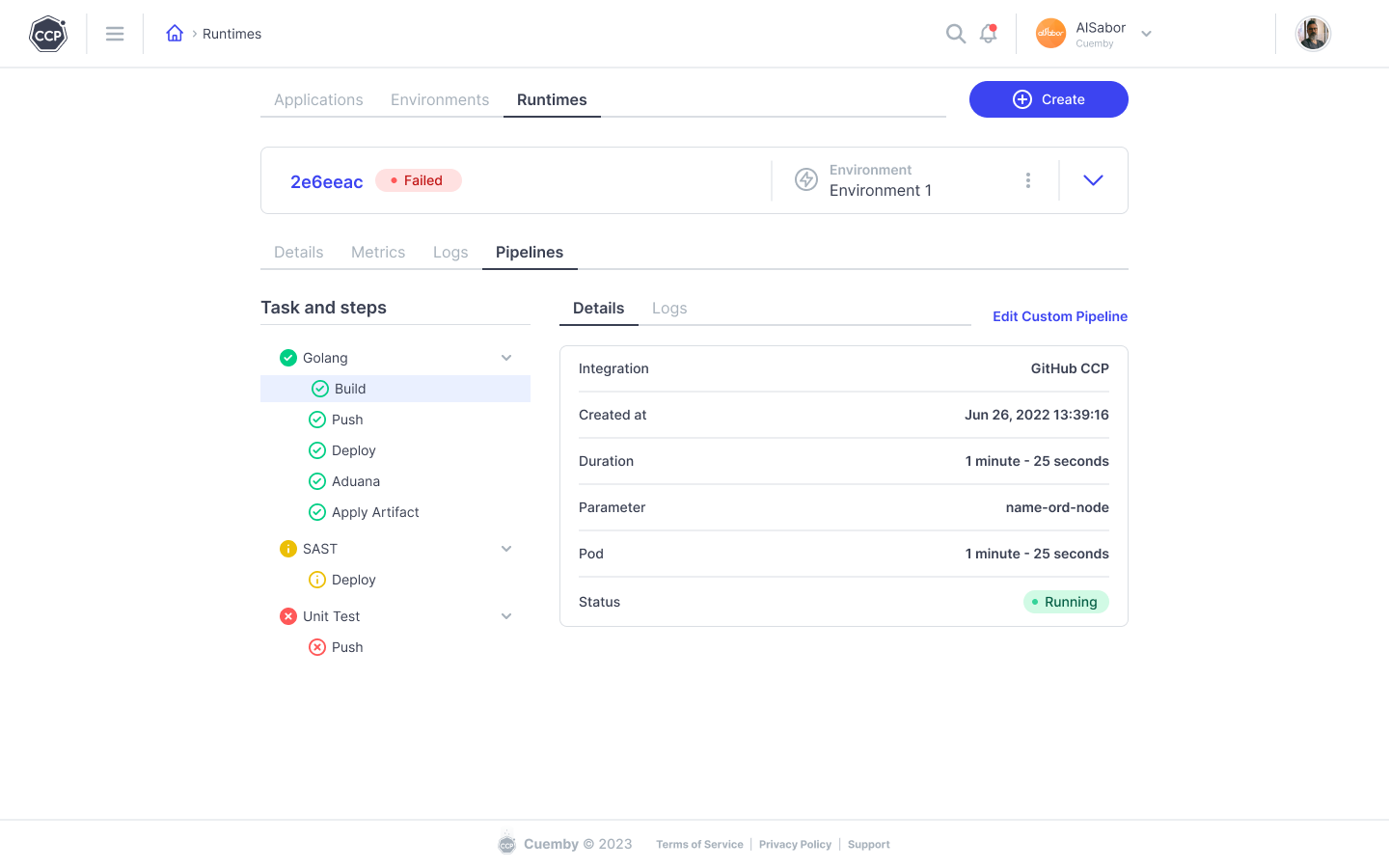 Media Platform awan Cuemby - Melepaskan inovasi dengan platform Automasi DevOps kami. 12