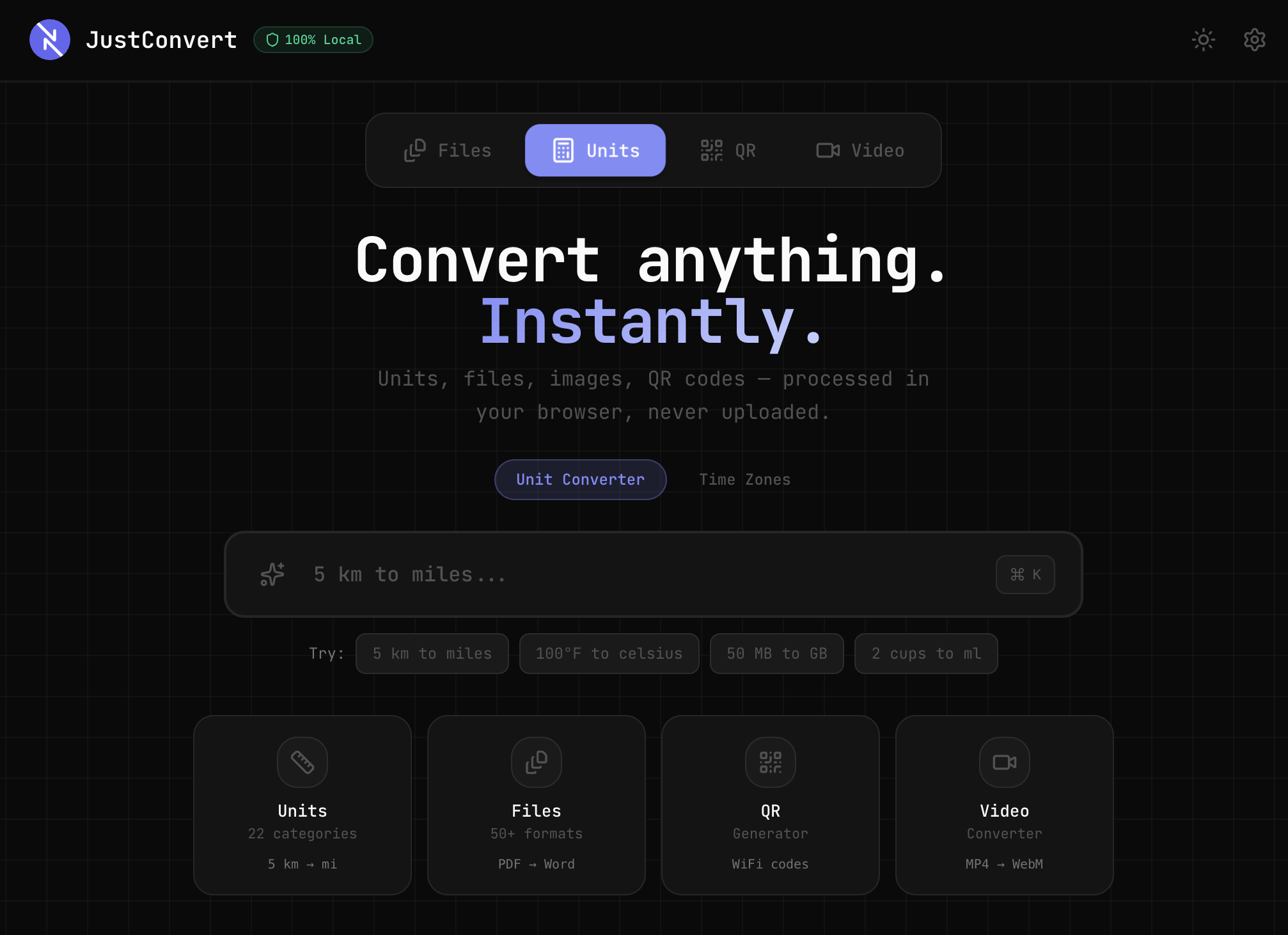 JustConvert.io - Screenshot 3 showing product features and functionality