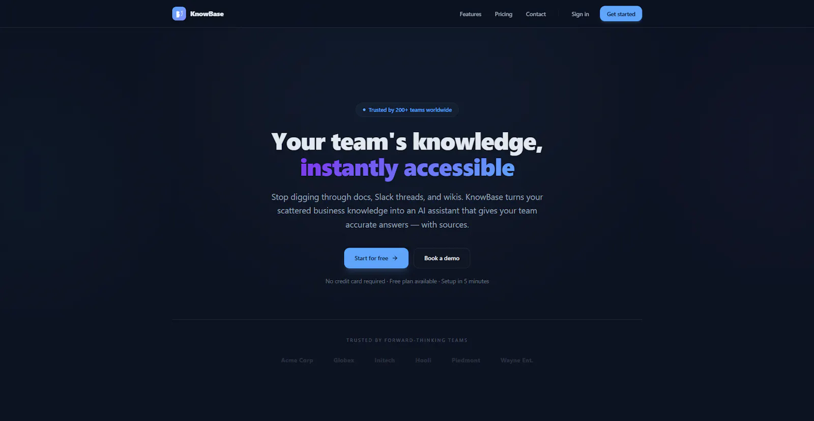KnowBase AI screenshot 1