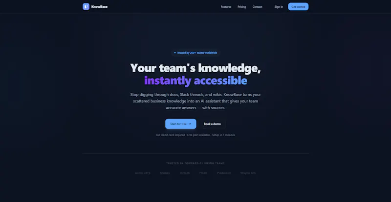 KnowBase AI screenshot 1