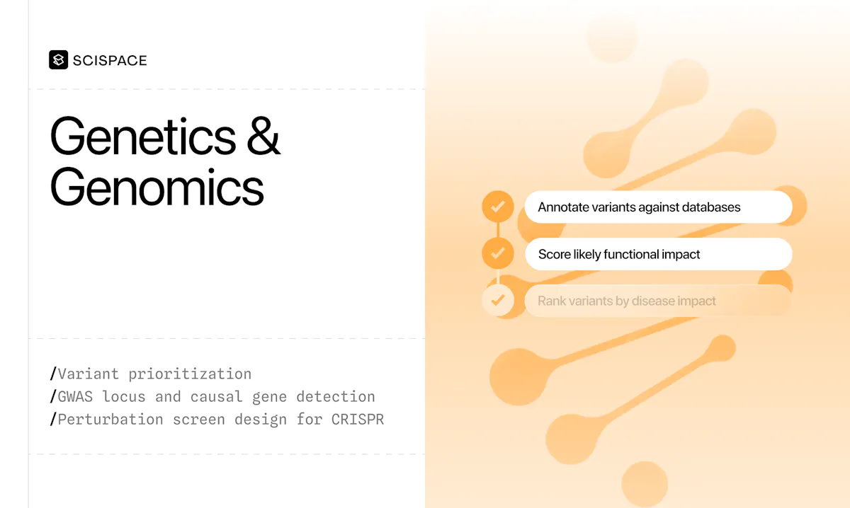 SciSpace BioMed Agent