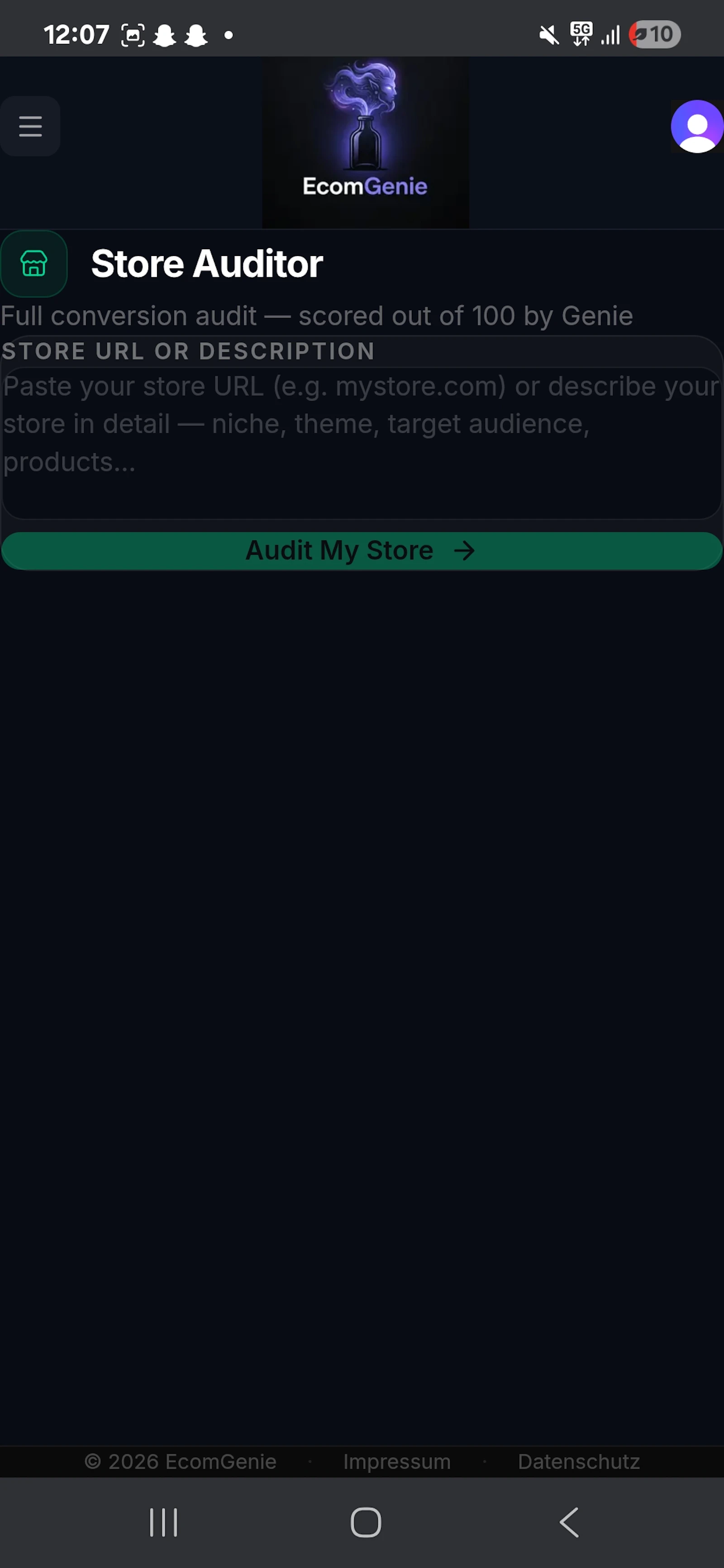 EcomGenie screenshot 2