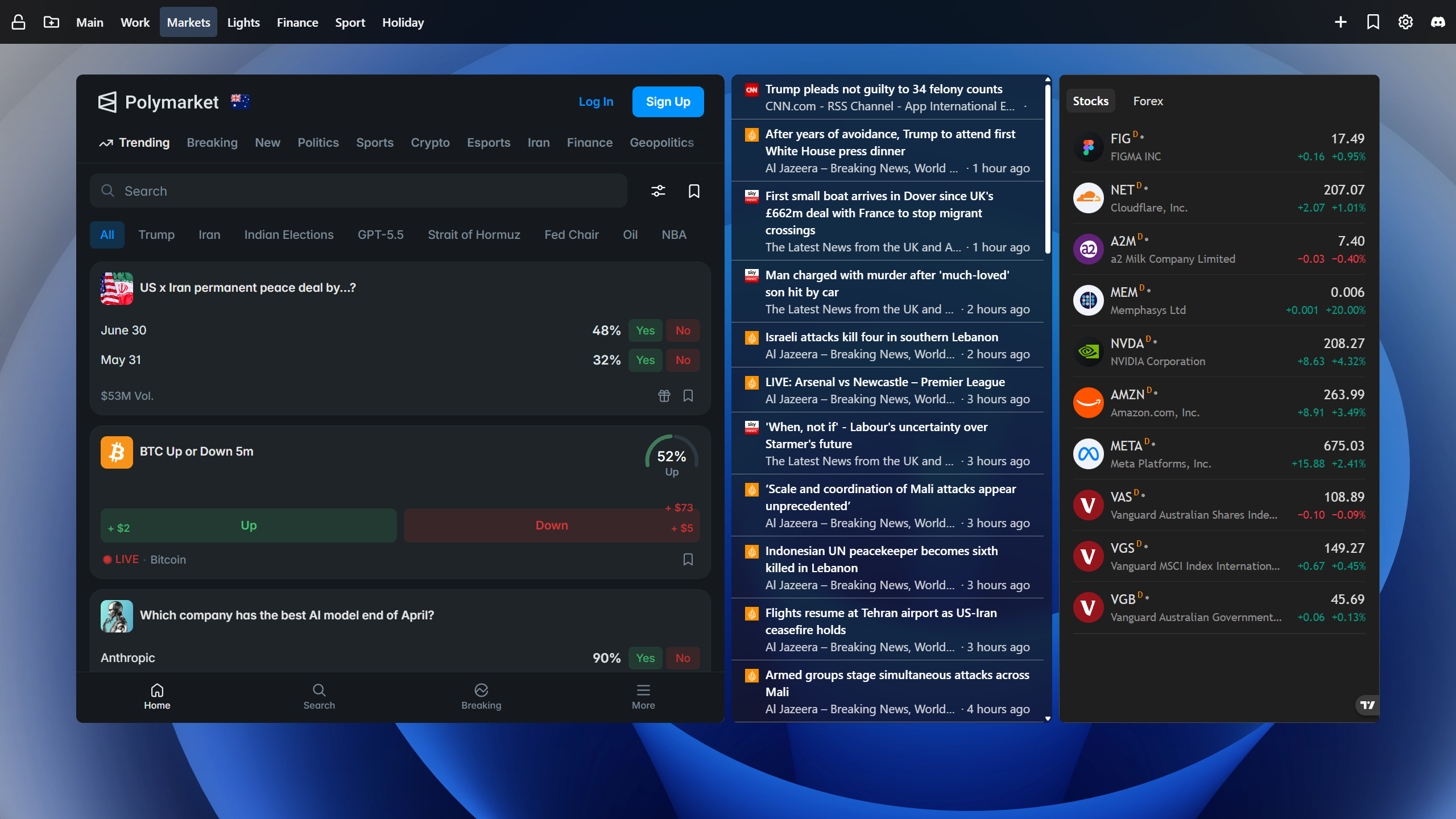 New Tab Widgets gallery image