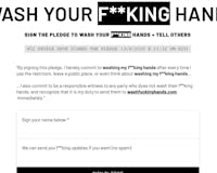 WASH YOUR F**KING HANDS media 1
