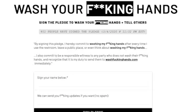 WASH YOUR F**KING HANDS gallery image
