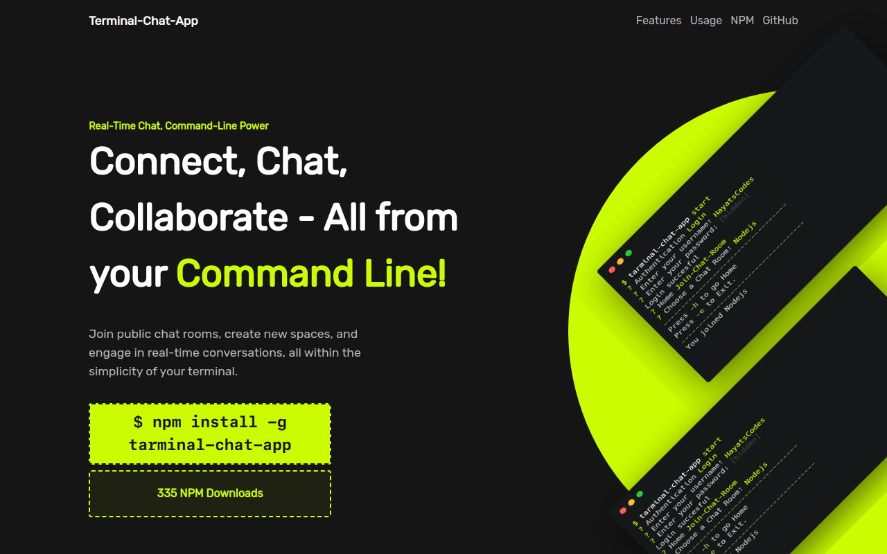 Terminal-Chat-App media 1