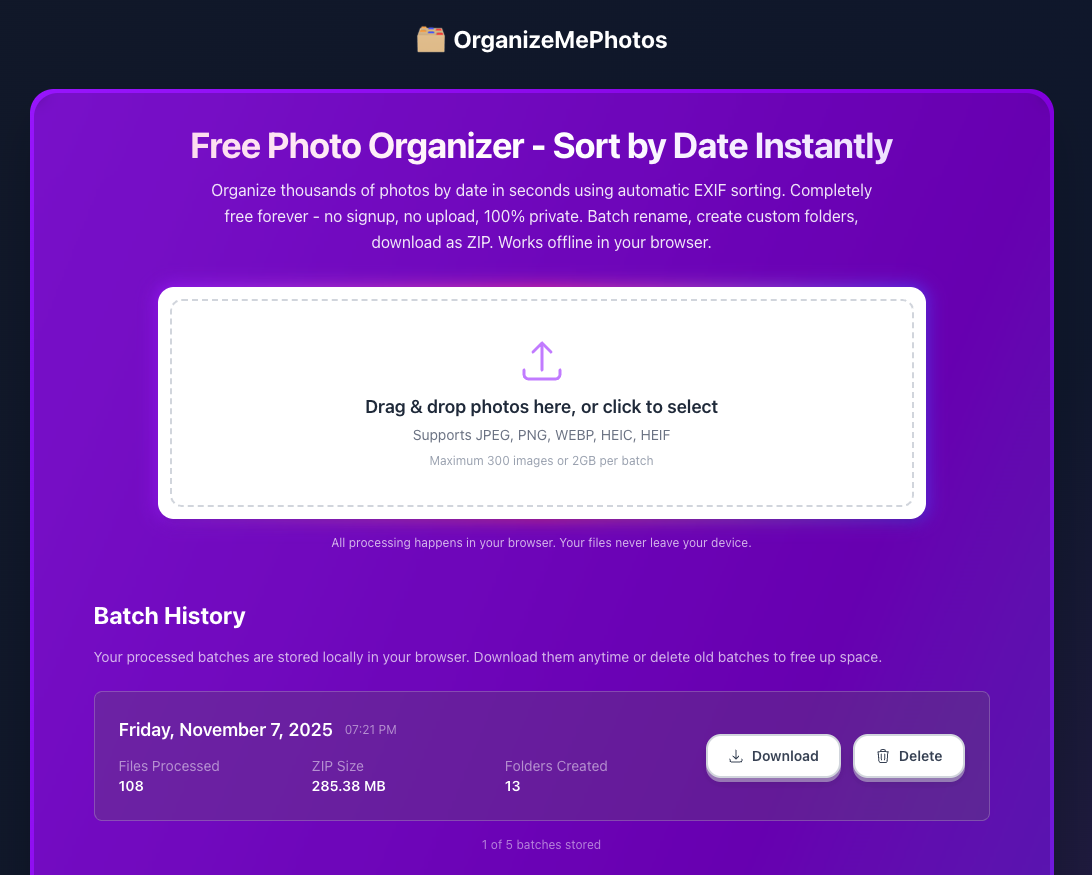 OrganizeMePhotos gallery image