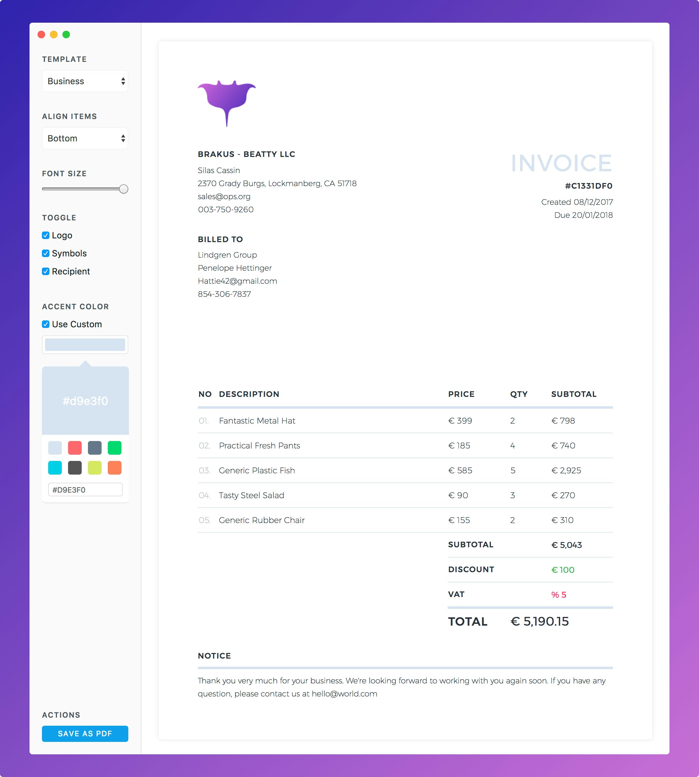 Manta App gallery image