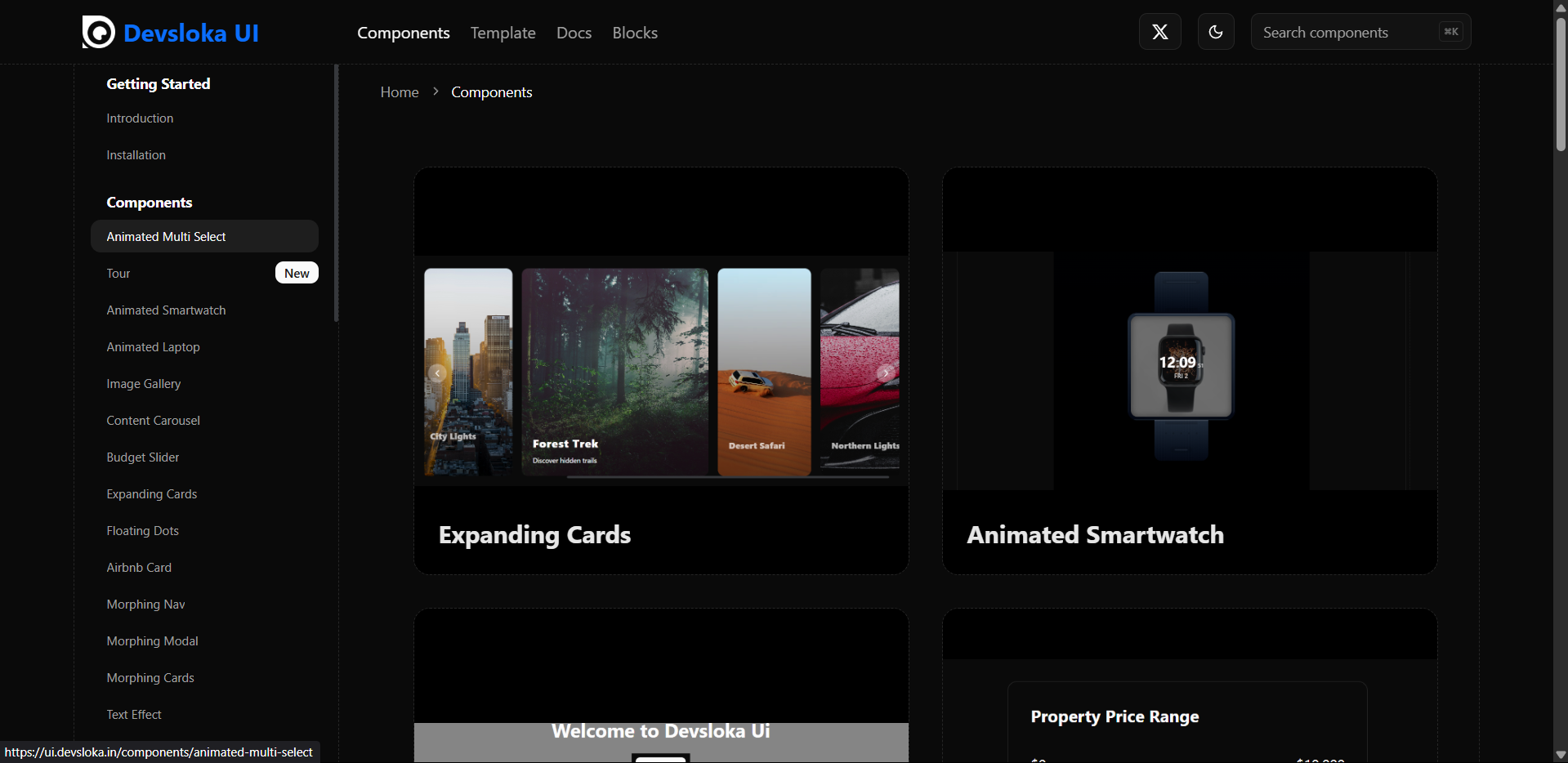وسائط Devsloka ui - الحديث ، الرسوم المتحركة رد فعل واجهة المستخدم. 2