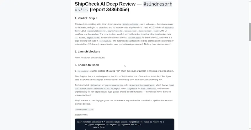 ShipCheck screenshot 3