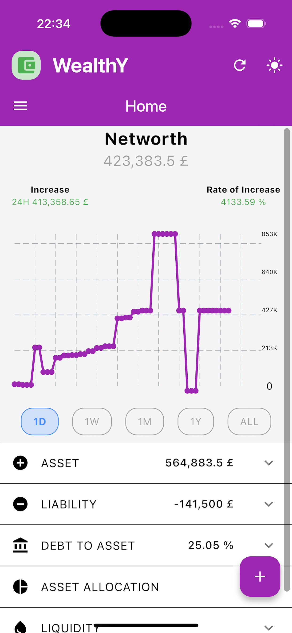WealthYogi: Private Networth Tracker gallery image