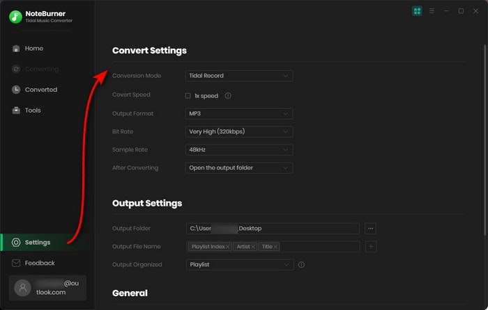 NoteBurner Tidal Music Converter media 3