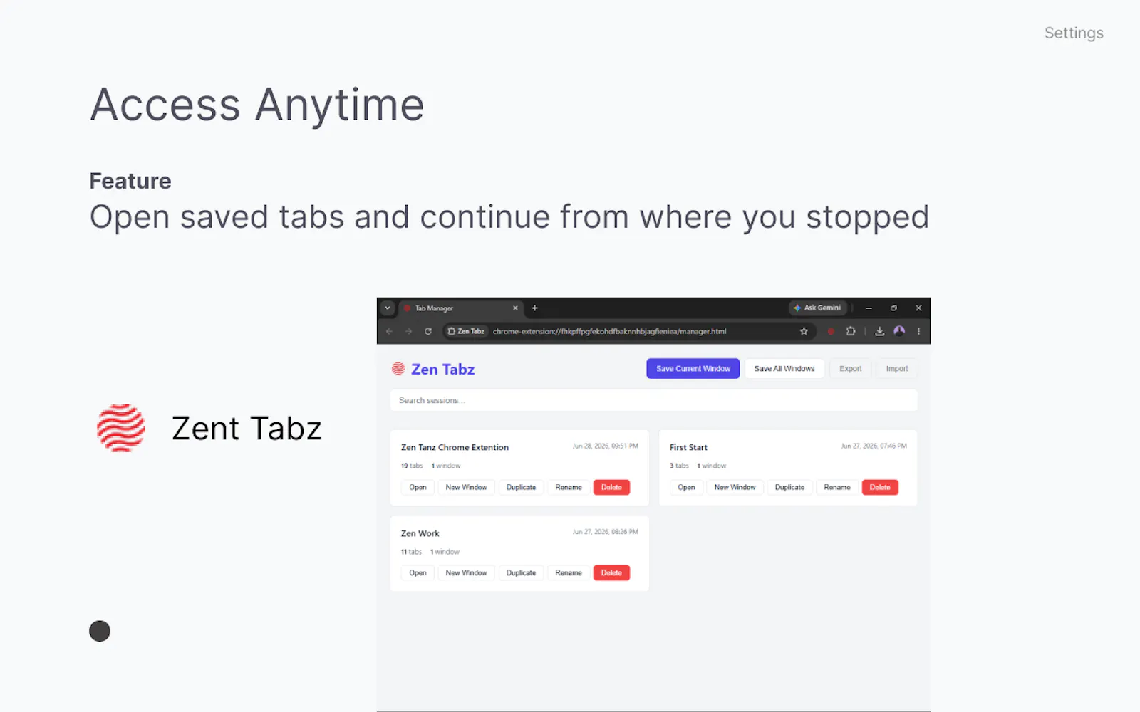 Zen Tabz screenshot 4