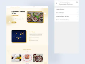 Culinary Constellation WordPress Theme gallery image