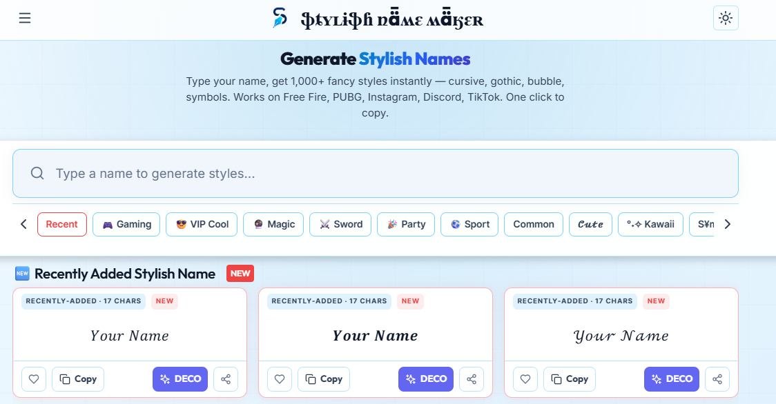 Stylish Name Maker gallery image