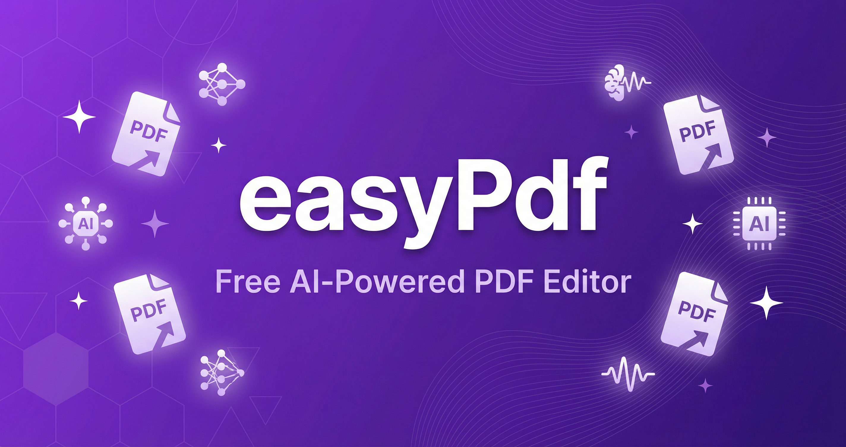 EasyPDF - Main product screenshot demonstrating key features and user interface