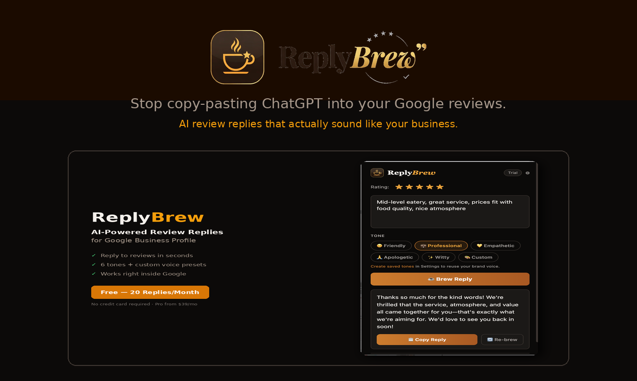 ReplyBrew gallery image