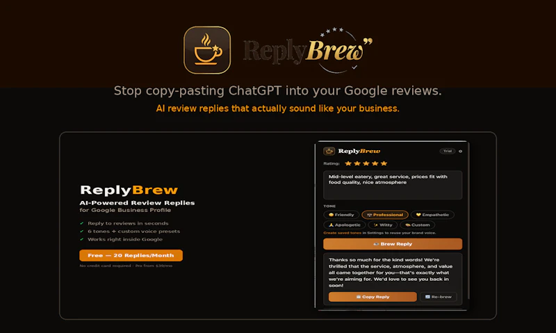 ReplyBrew screenshot 3
