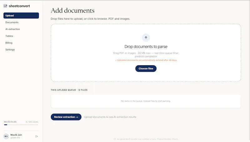 SheetConvert screenshot 2