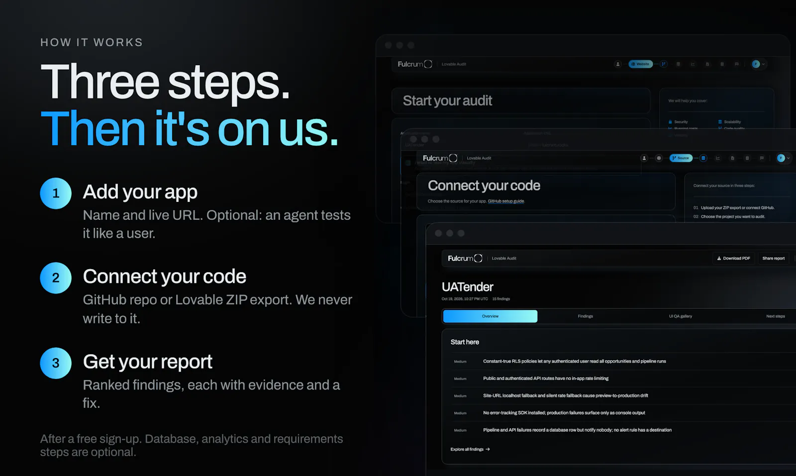 Fulcrum Lovable Audit screenshot 3