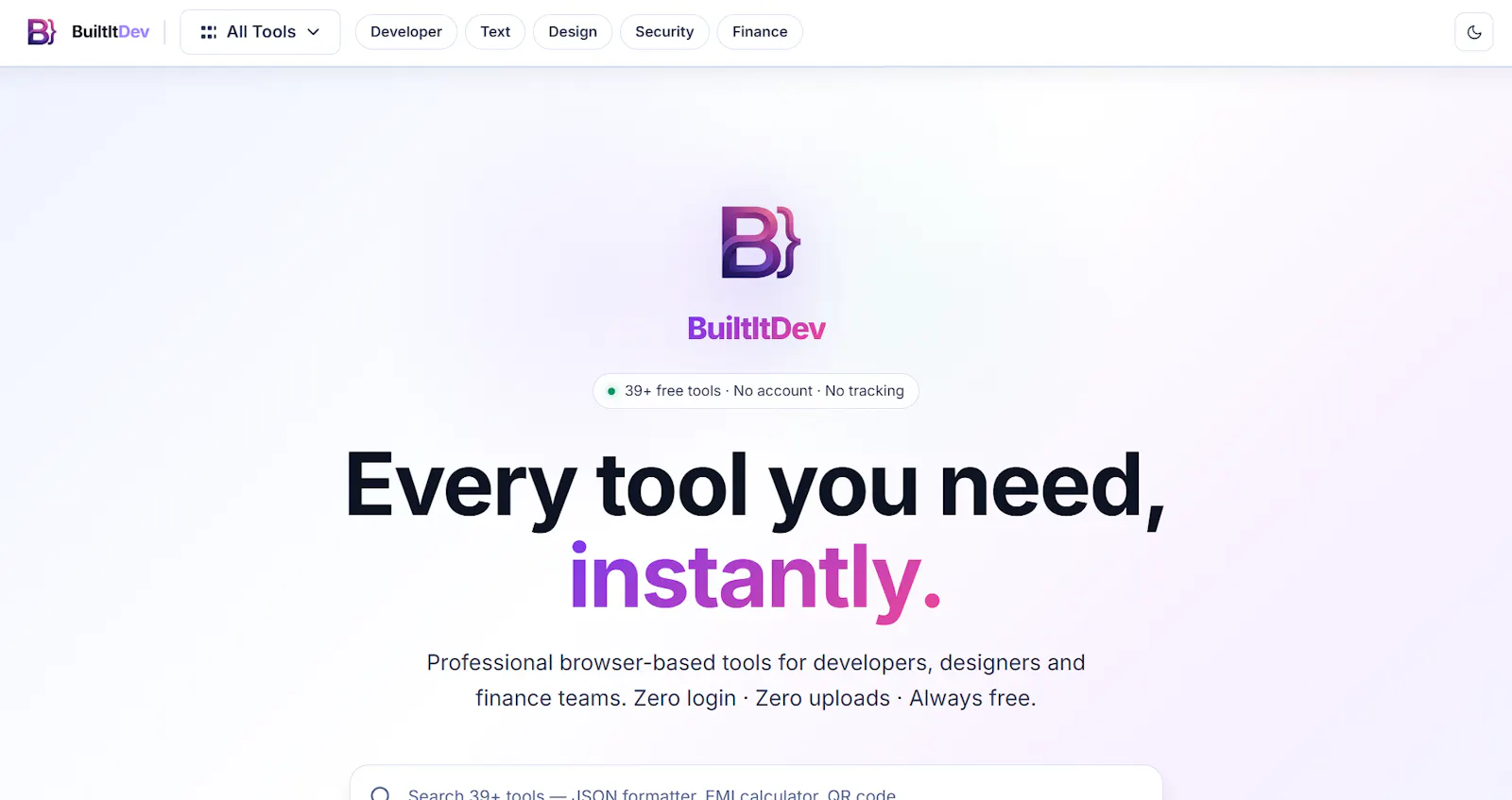 BuiltItDev screenshot 1