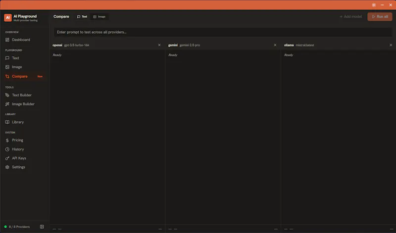 AI Playground screenshot 3