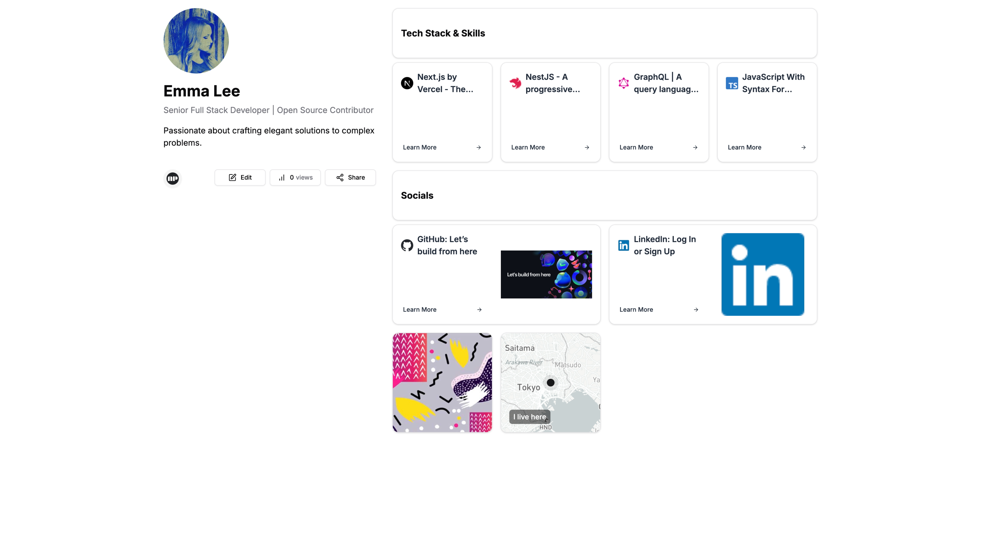 Snapbio media 3