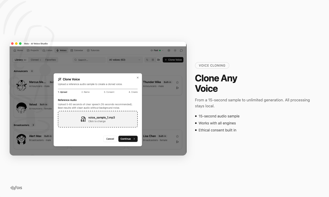 Vois - Screenshot 4 showing product features and functionality