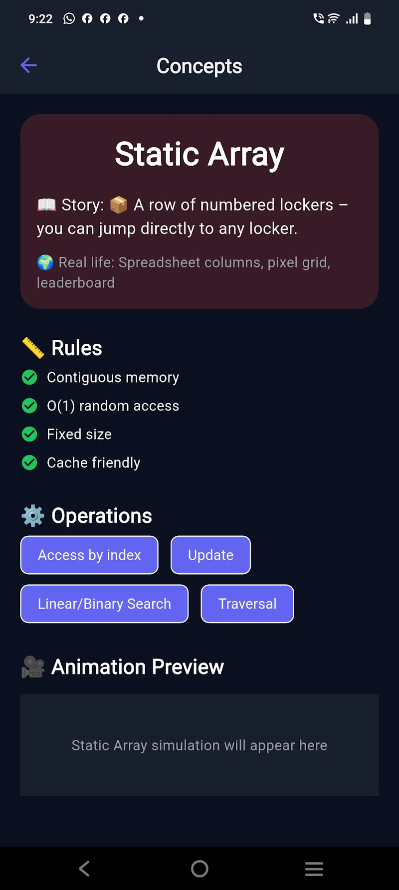 Data structure visualizer screenshot 3