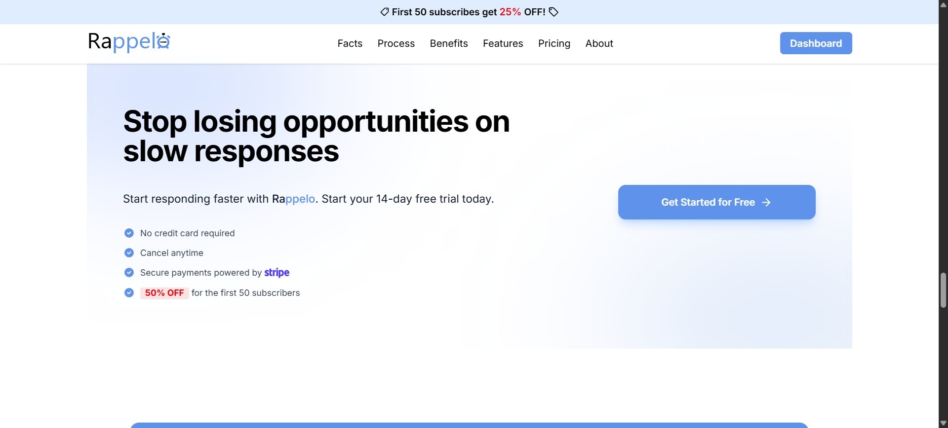 Rappelo - Screenshot 4 showing product features and functionality