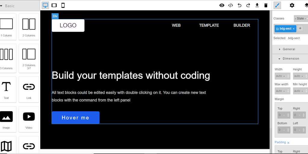 Wireframe/Website Builder: No-code wireframe/HTML builder to create ...