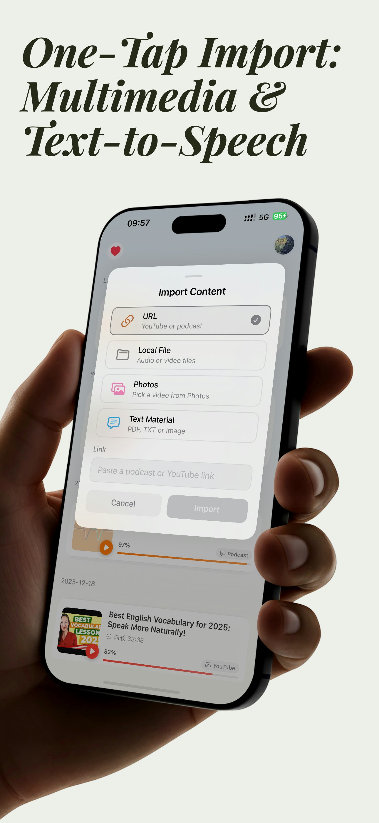 Reloop - AI Transcribe & Loop - Screenshot 2 showing product features and functionality