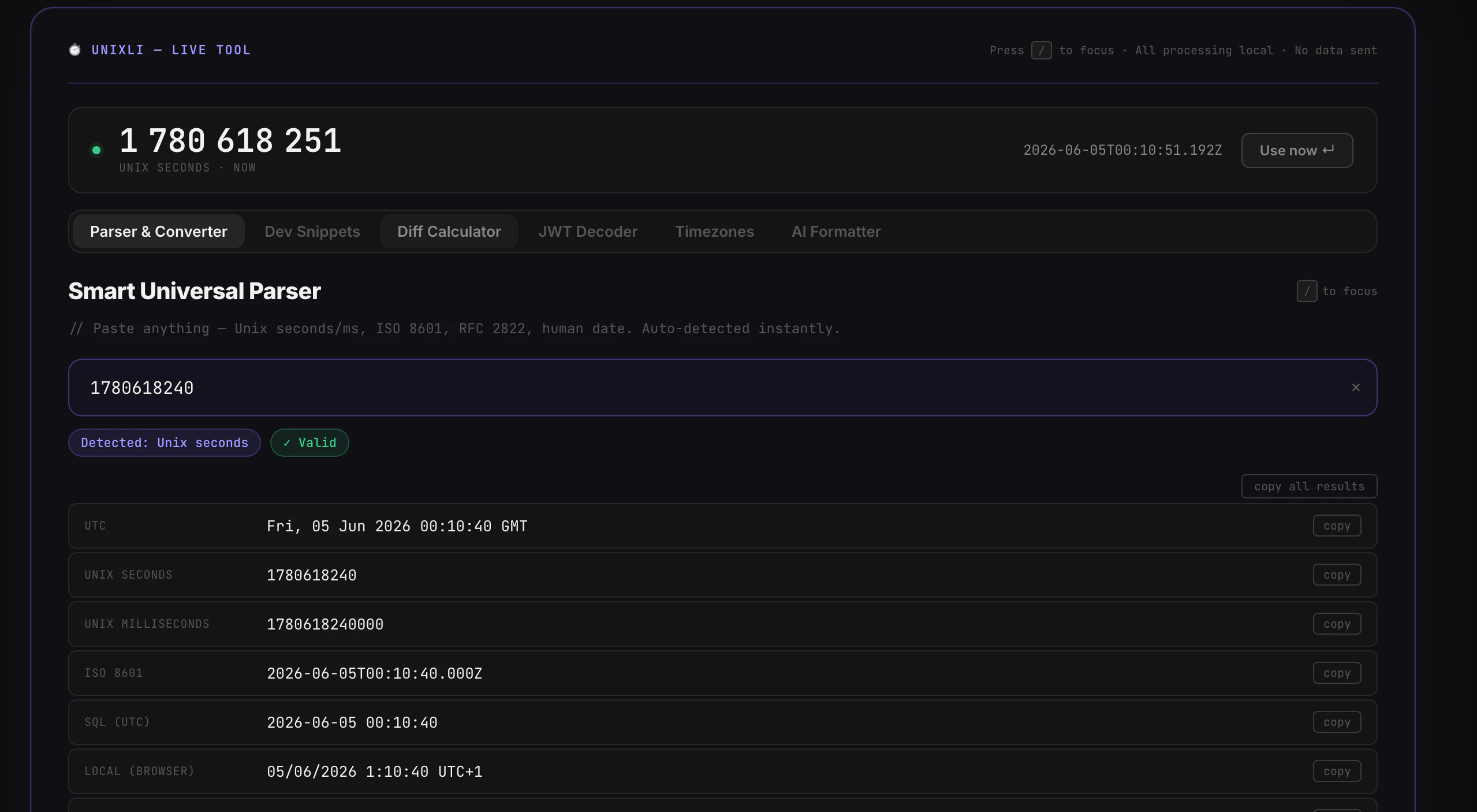 UnixLi  screenshot 1