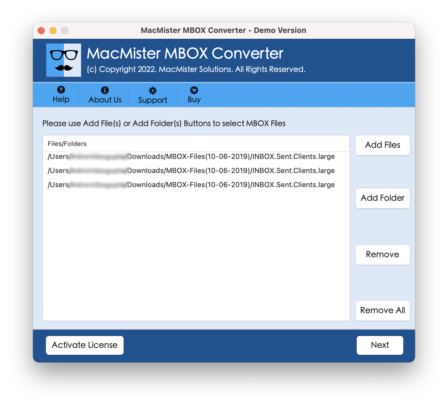 Mac 용 MacMister MBox 변환기 - 배치 MAC의 15 가지 저장 옵션으로 Mbox Mailbox를 변환합니다. 미디어 2