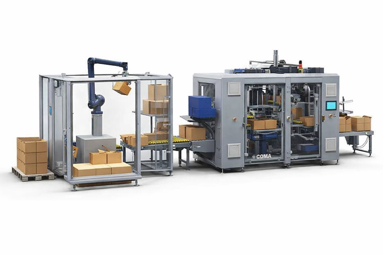 High-speed case packer