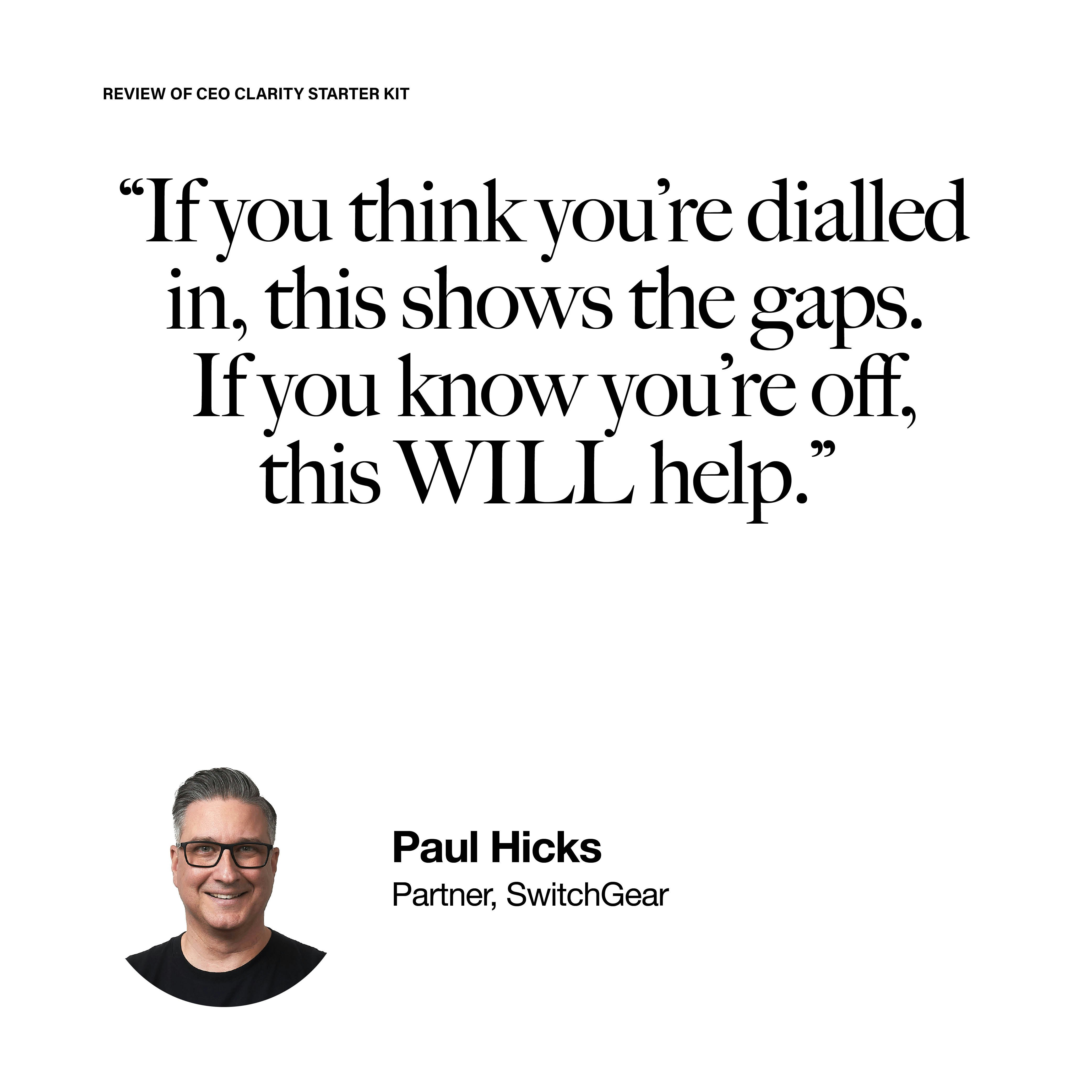 The CEO Clarity Starter Kit - Screenshot 5 preview