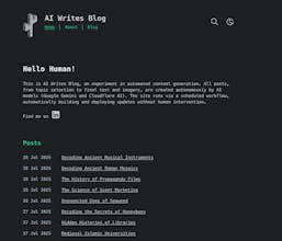 AI Writes Blog gallery image