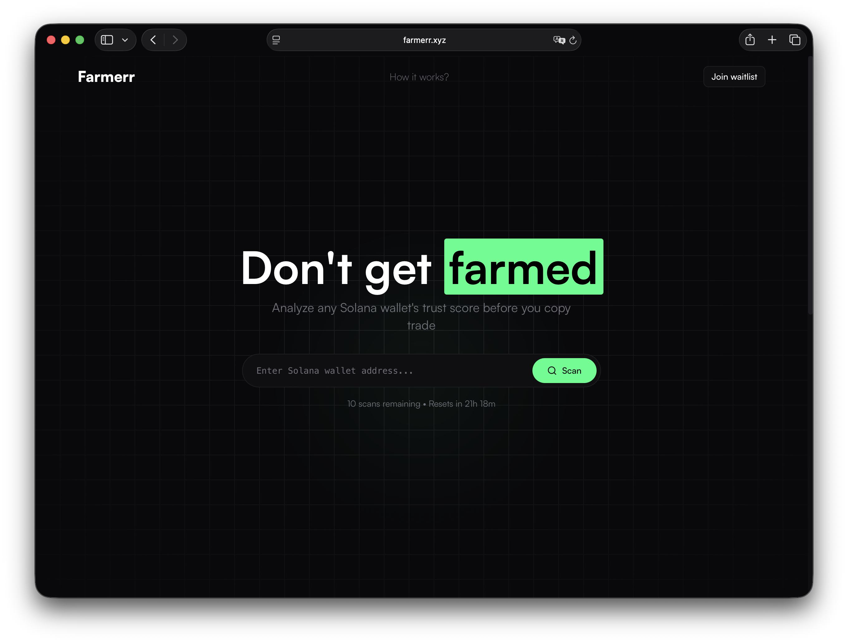 Farmerr - Screenshot 2 showing product features and functionality