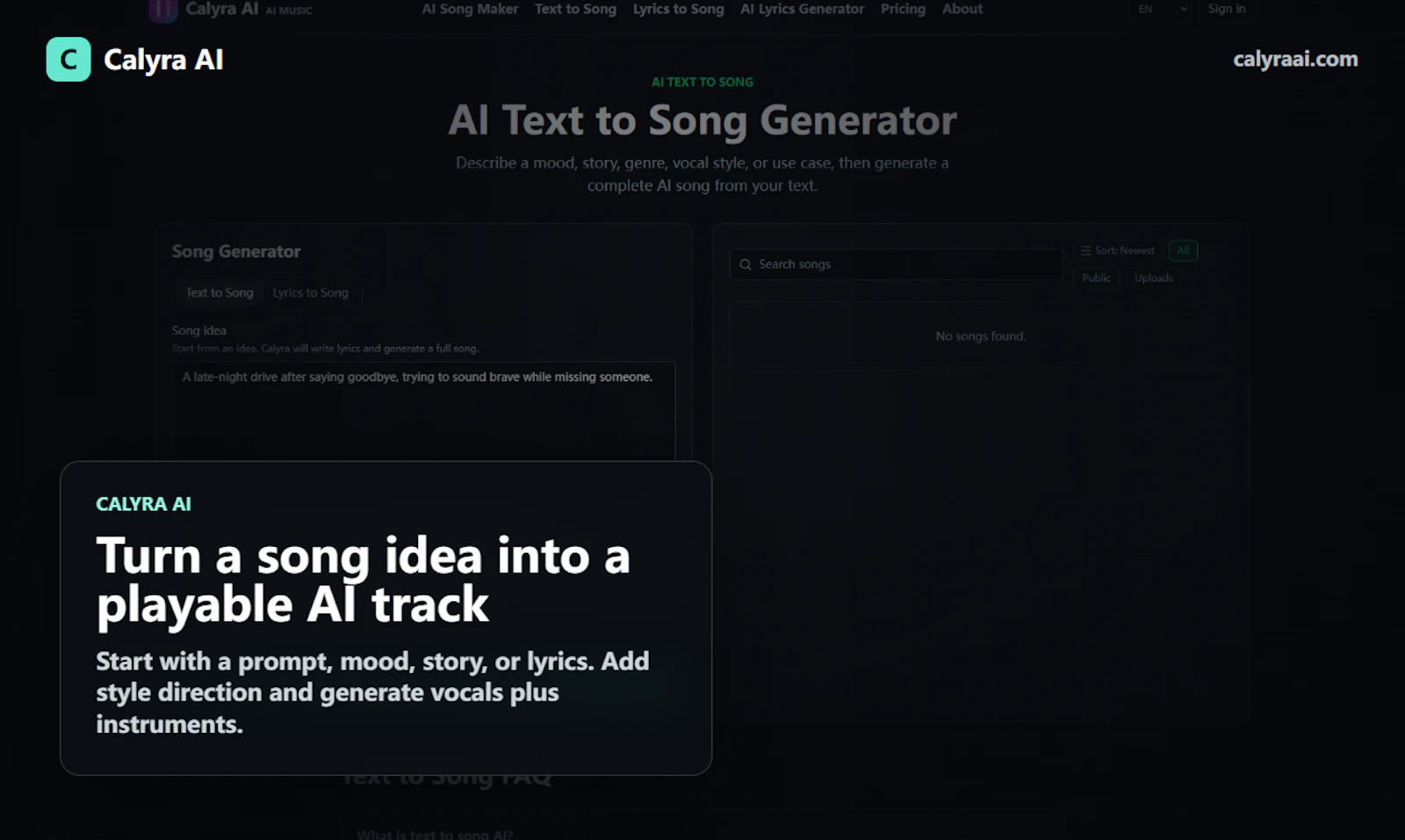 Calyra AI screenshot 2