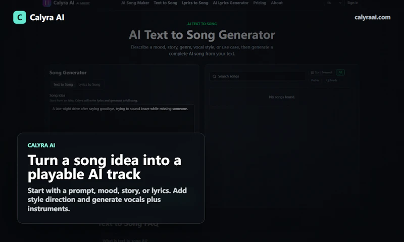Calyra AI screenshot 2